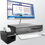 All in on pos printer cashdrawer